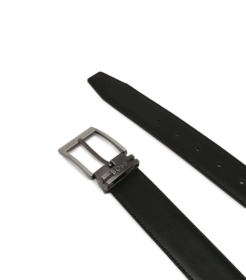 Двухсторонний кожаный ремень Galliz_Gb35_pp BOSS BLACK - черный(50481069)