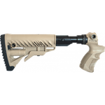 Телескопический приклад с амортизатором AGM 500 FK SB Mossberg 500/590, Maverick 88, песок