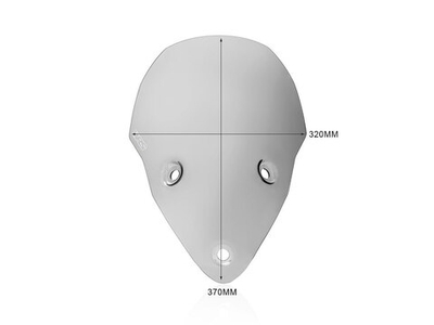 WRS Ветрове стекло Sport Ducati Supersport 950 / Supersport 939 затемненное