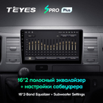 Teyes SPRO Plus 10,2" для Toyota Hiace 2004-2021