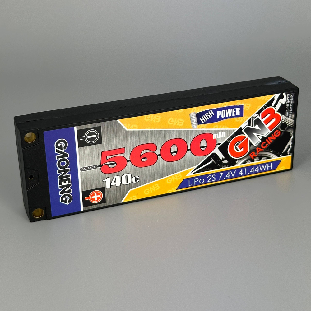 Аккумулятор GNB 5600mah 2S 140C LCG, Hard Case