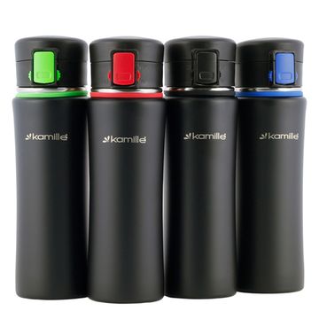 Термос-бутылка 500 мл из нержавеющей стали Kamille KM-2066