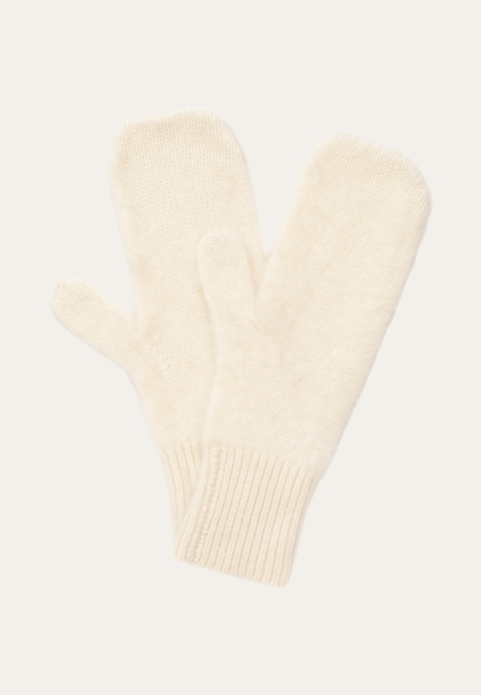 Варежки из пушистого кашемира