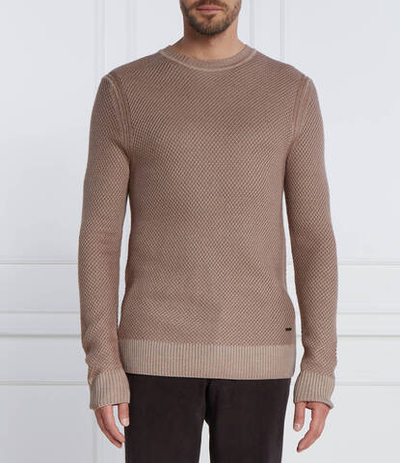 Хлопковый свитер jk-11willon Joop! - коричневый(30037866)