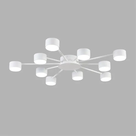 8343/10C COMFI белый, металл Люстра GX53 LED 10*7W 220V TORINA