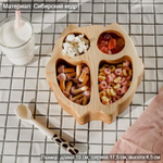 Менажница "Сова" из Сибирского кедра