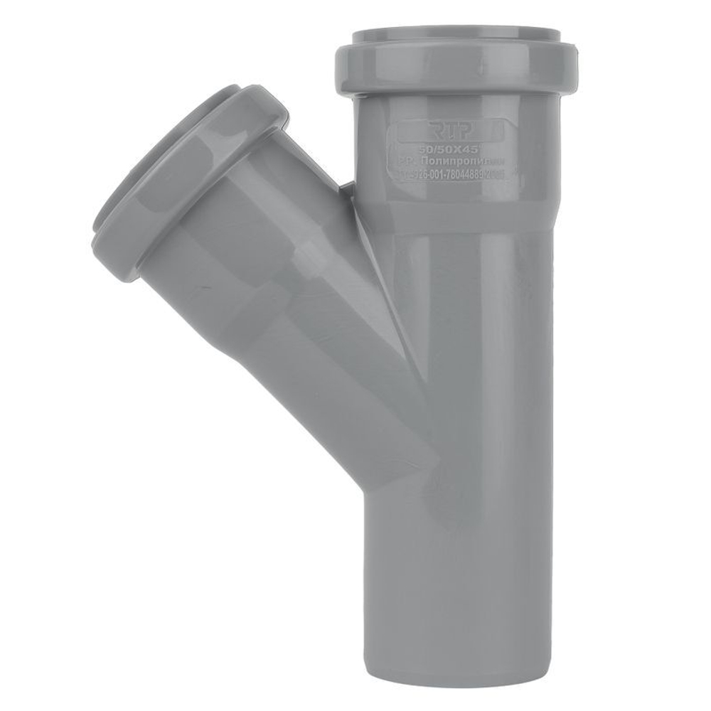 Тройник канализационный RTP 40х40 мм 45°