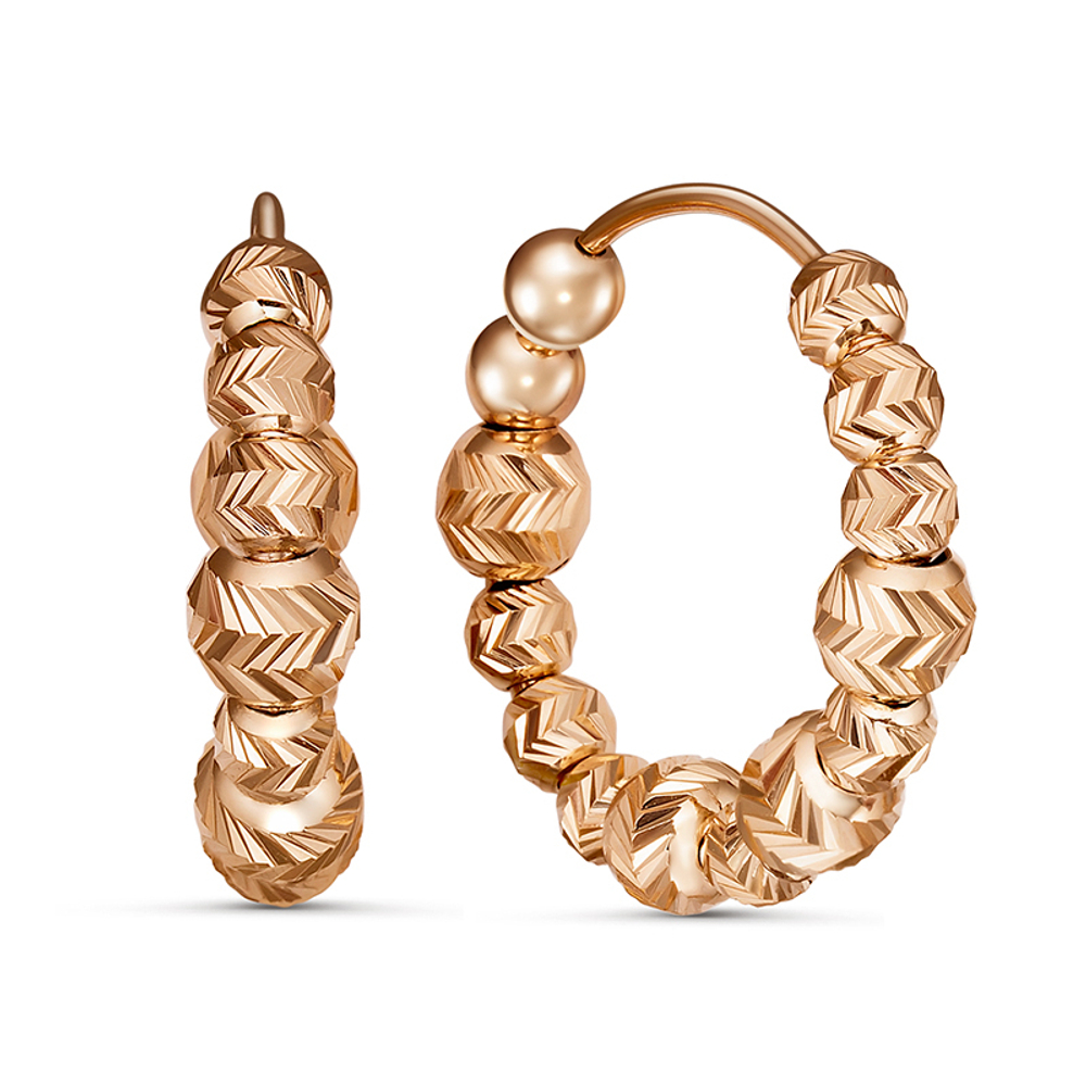 Серьги из золота 585 пробы