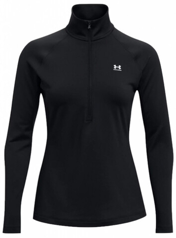 Женская Кофта теннисная Under Armour Women's ColdGear Authentics 1/4 Zip - черный