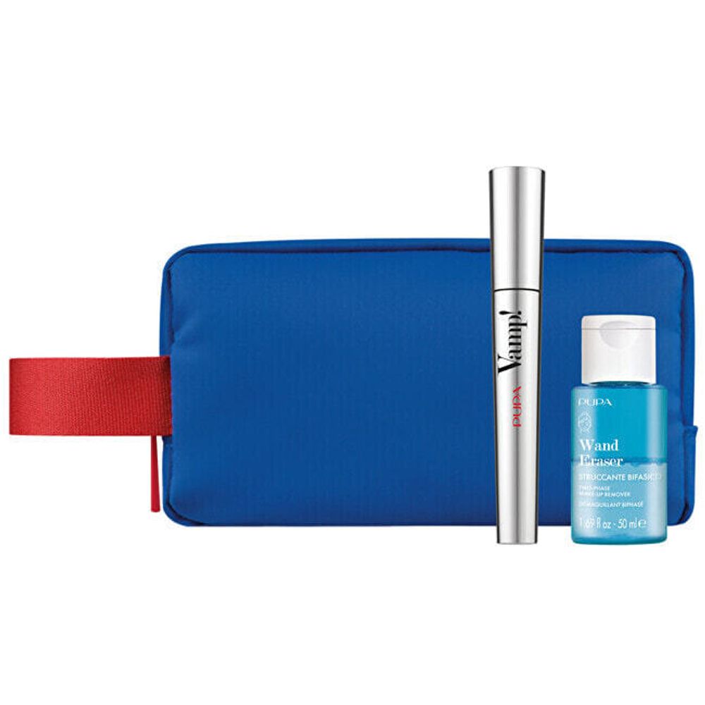 Gift set with two-phase makeup remover Vamp! Mascara