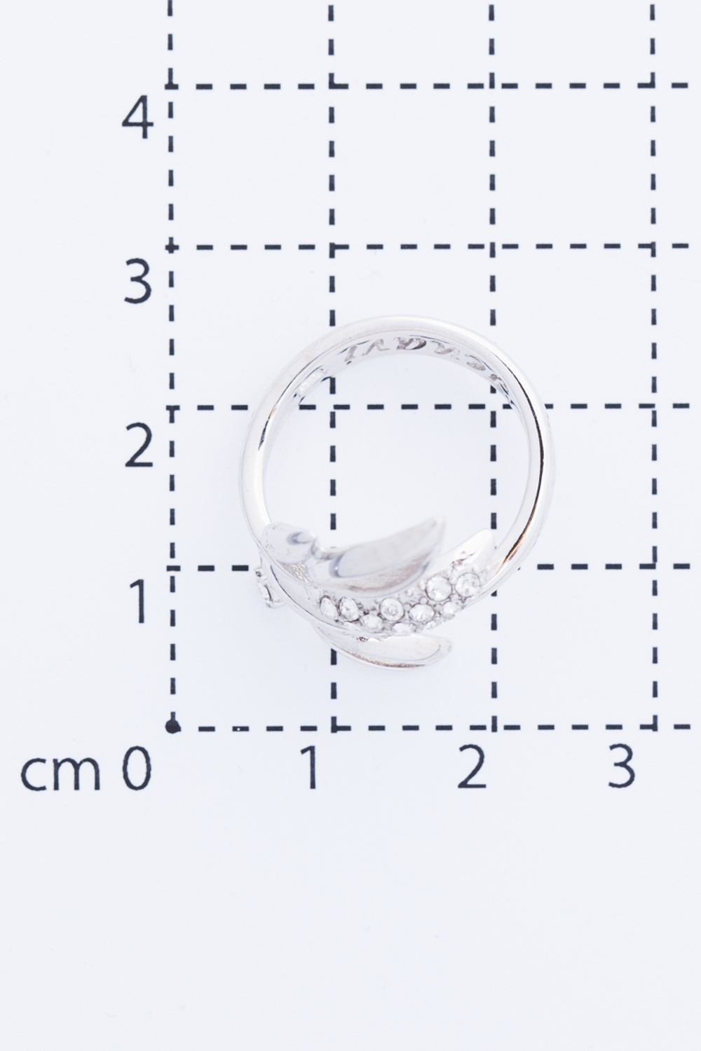 "Кофер" кольцо в родиевом покрытии из коллекции "Примавера" от Jenavi
