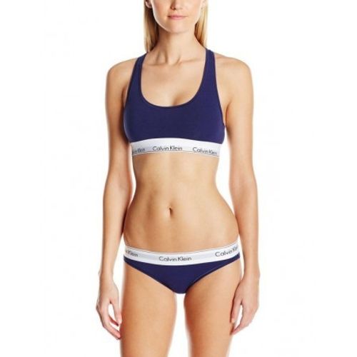 Женский комплект т.синий топ и стринги Calvin Klein Women Navy