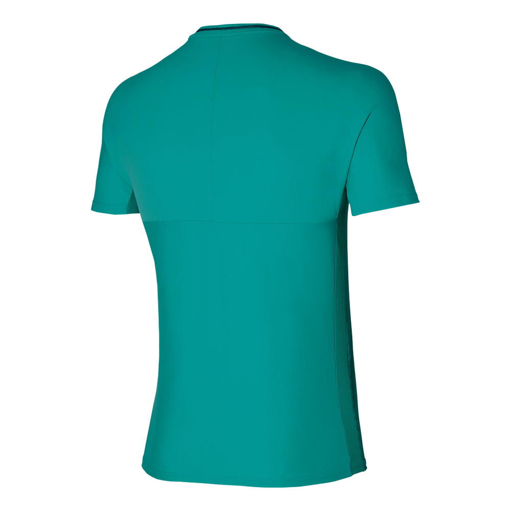Мужское теннисное поло Mizuno Shadow Polo Men - Turquoise