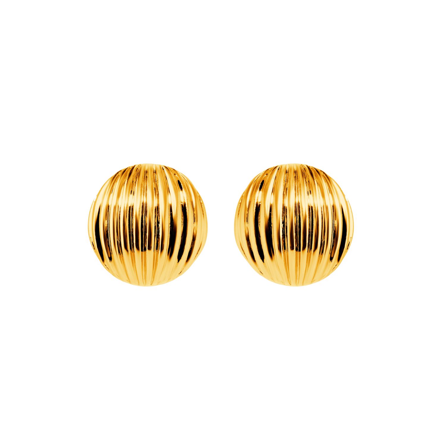 Серьги Round Shell Earrings – Gold