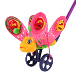 Каталка на палке Бабочка 51см, пакет 336
