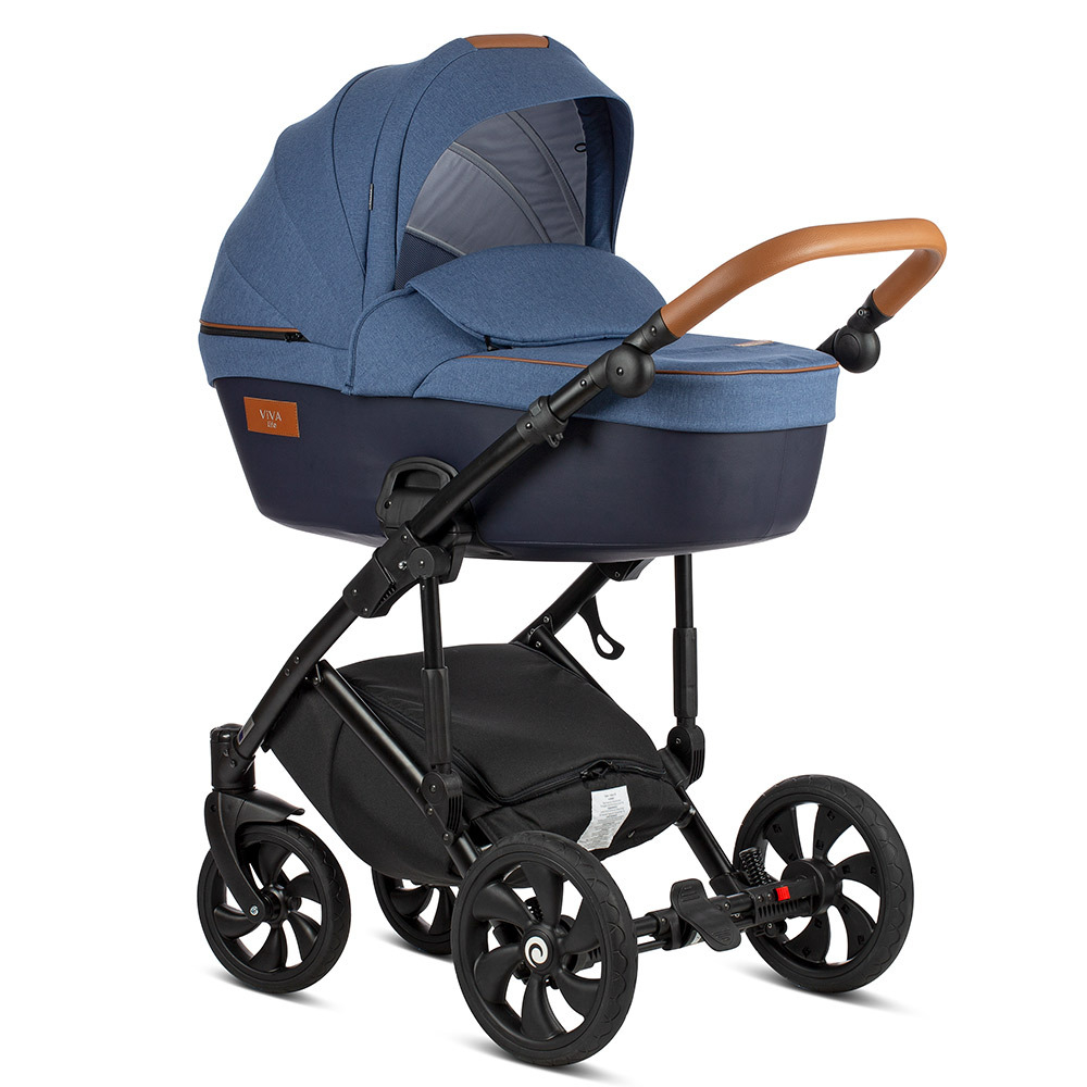 Коляска Tutis Viva Life 3 в 1 New 2019 BLUE INDIGO №076 (Синий)