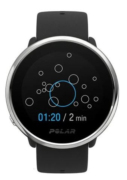 Мультиспортивные часы пульсометр Polar Ignite Black-Silver S