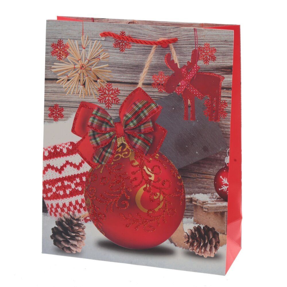 GAEM Пакет подарочный (бумага 210г/м2, блок микс 12шт), L26 W10 H32 см, 4в.