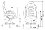 Кресло игровое Бюрократ VIKING 6 KNIGHT BR