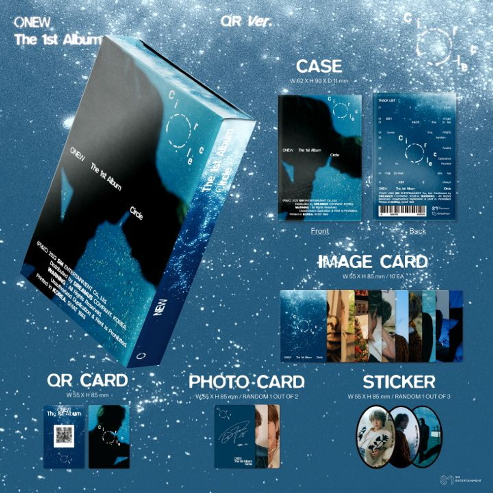 Альбом ONEW - Circle 1st Album QR Version (Smart Album)