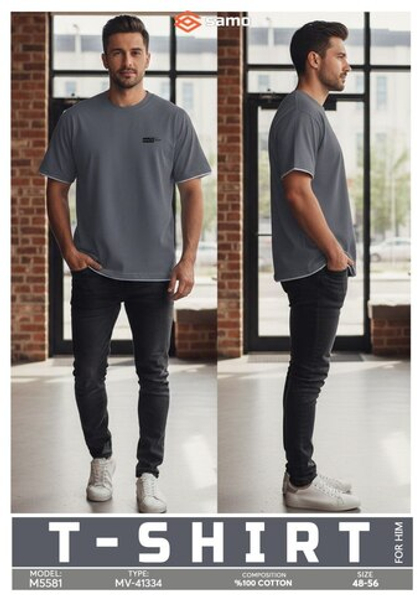 5581 Футболка мужская с принтом (56)