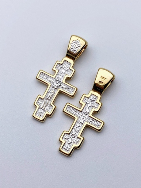 Крест из серебра/Позолота