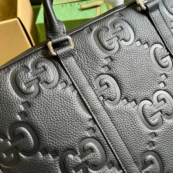 Портфель Gucci Jumbo Gg, чёрный