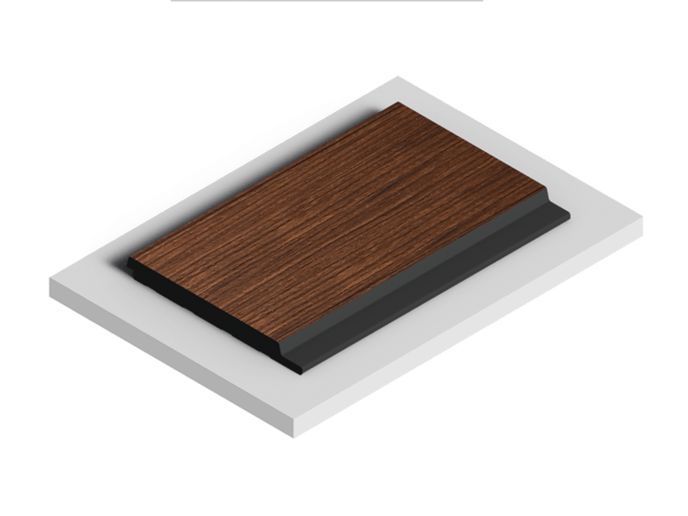 Стеновая панель HiWood декорированная, 270x12 см