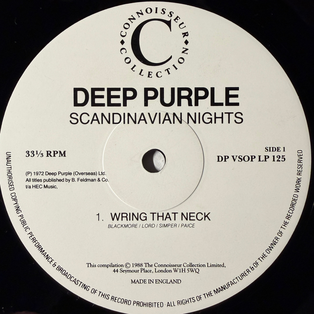 Deep Purple ‎– Scandinavian Nights - Live In Stockholm 1970 2LP (Англия 1988г.) Т