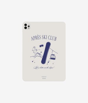 Виниловая наклейка SKI CLUB для iPad