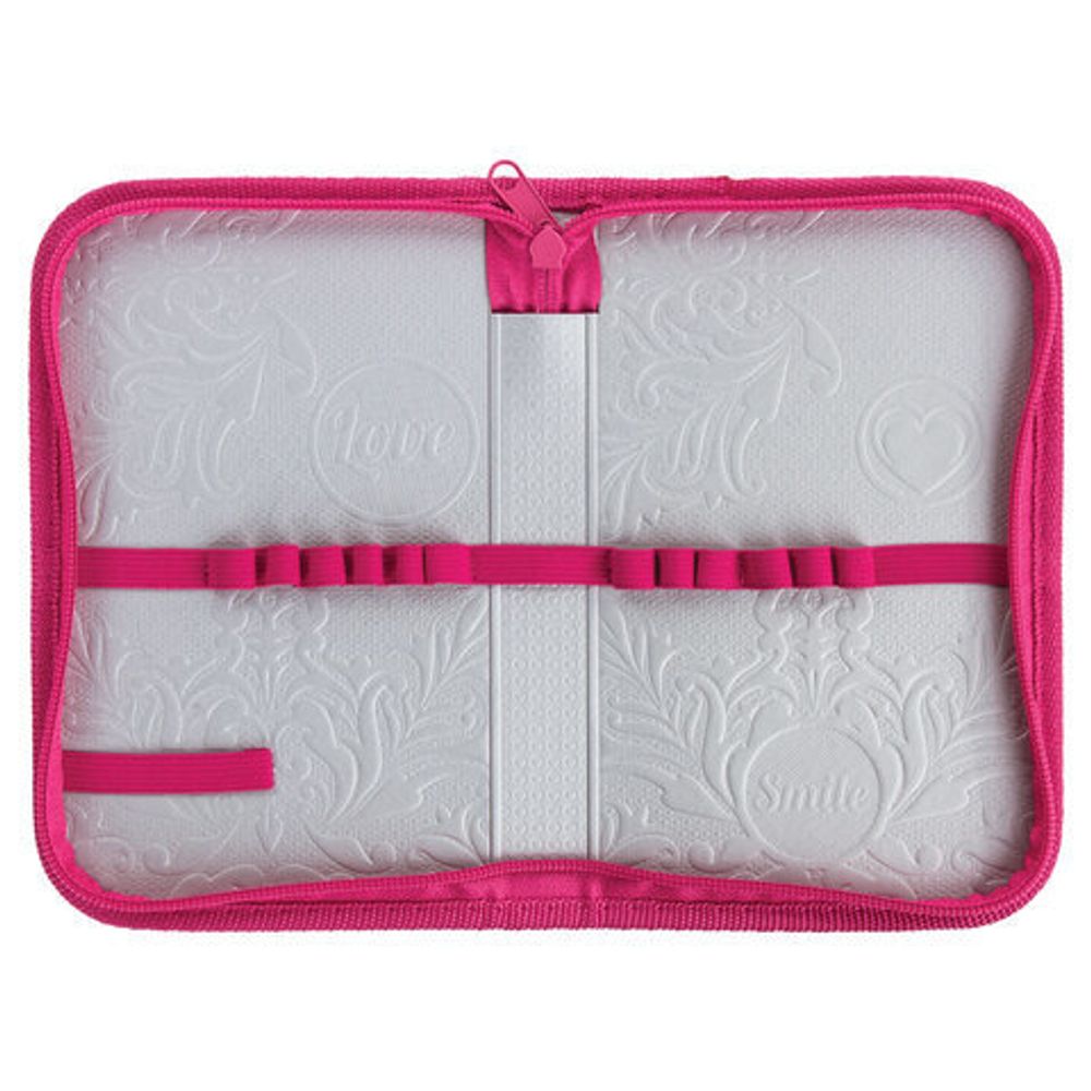 Пенал ПИФАГОР, 1 отделение, ламинированный картон, 19х11 см, Happy girl, 270160