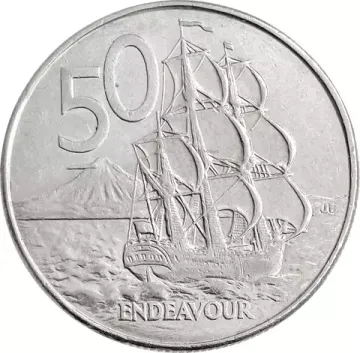 50 центов 1988 Новая Зеландия