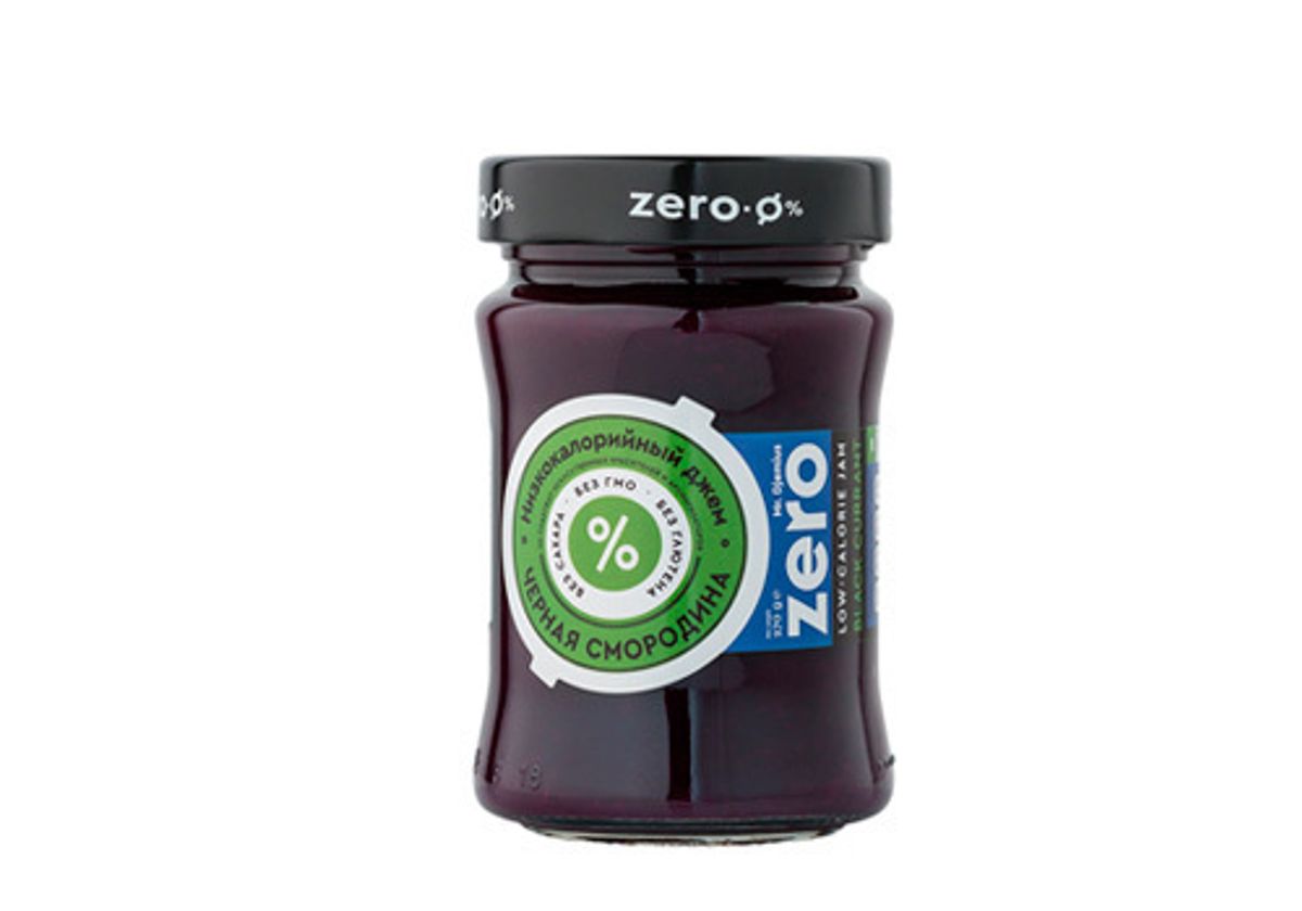 Джем с черной смородиной низкокалорийный Zero, 270г