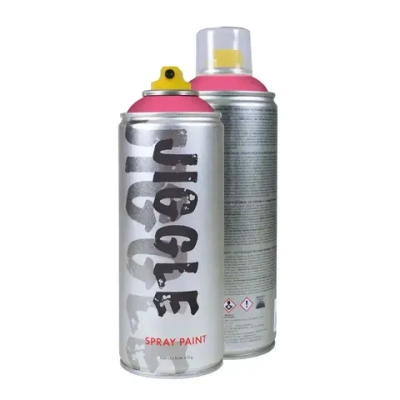 Аэрозольная краска для граффити в баллончике JIGGLE PRO суперматовая, 520 мл, BARBIE / Барби