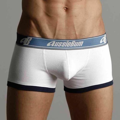 Мужские трусы хипсы белые Aussiebum Flex White AB00074