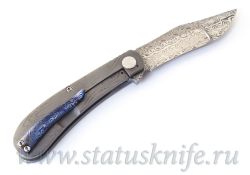 Нож Doc Shiffer Custom Damascus Topolineфотография - 4