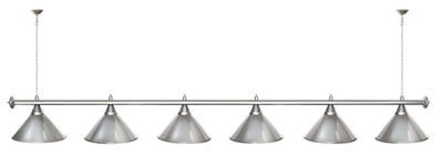 Лампа STARTBILLIARDS 6 пл. (плафоны золотые,штанга золотая,фурнитура золото)