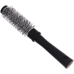 Расческа массажная брашинг «СЕКРЕТ ТВОЕЙ КРАСОТЫ», цвет черный, матовое покрытие, 2.5*22см