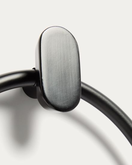 Кольцо для полотенца Arely из черного металла