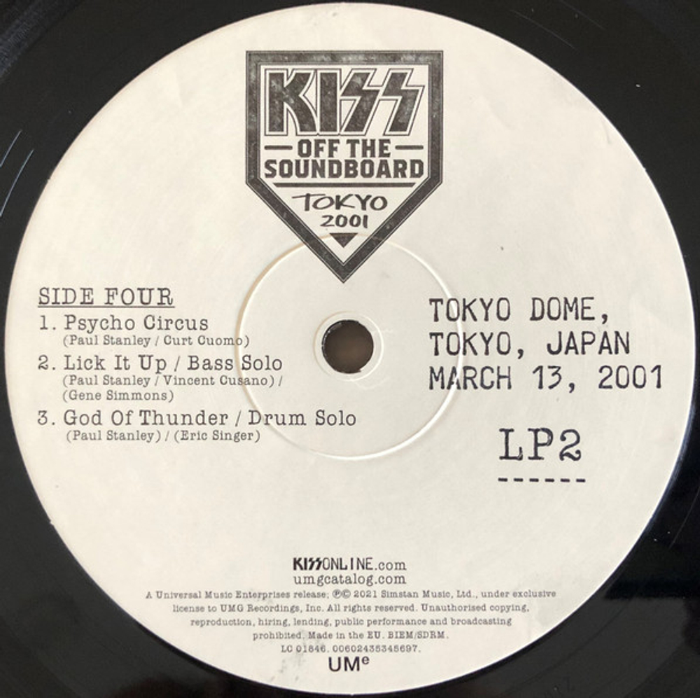 Kiss / Kiss Off The Soundboard - Tokyo 2001 (3LP)