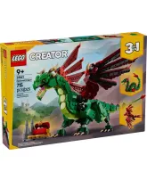 Конструктор Creator 3в1 31161 Зелёный дракон