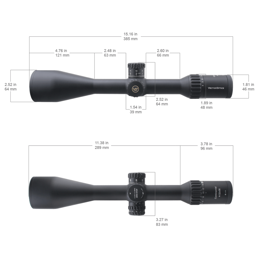 Прицел Vector Optics Continental X8 4-32x56 Tactical ED, сетка VCT-20A (SCOL-T51)