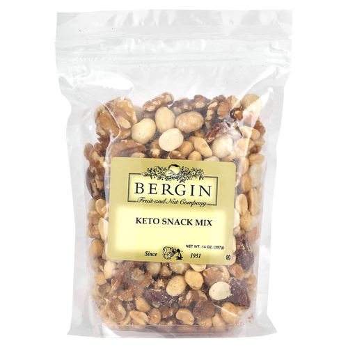 Bergin Fruit and Nut Company, смесь снеков для кетодиеты, 397 г (14 унций)