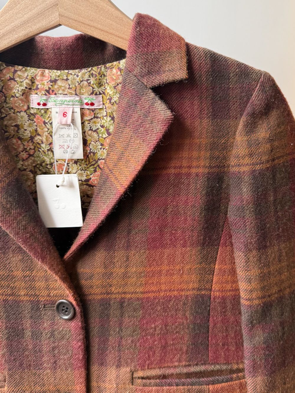 Новый шерстяной жакет Bonpoint, 116