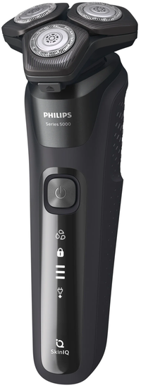 Электробритва Philips Умная электробритва для сухого и влажного бритья Philips Series 5000 SkinIQ S5588/38, черный