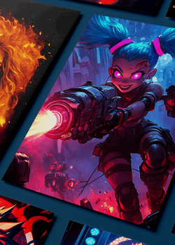 Картина на стену на металле от MetallSubArt "Аркейн"