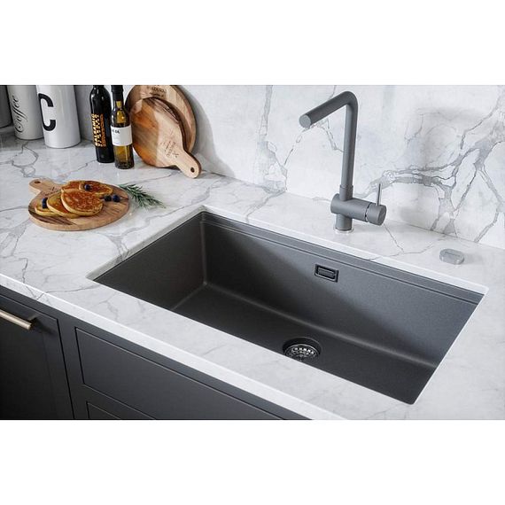 Мойка SCHOCK Greenwich 80 Cristadur серебристый камень