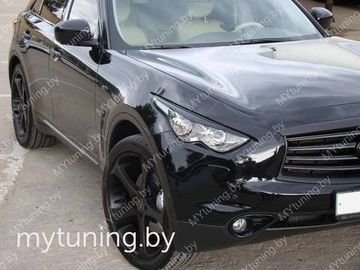 Реснички на фары для Infiniti FX