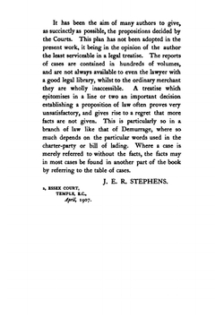 The Law Relating to Demurrage | John Edward Robert Stephens