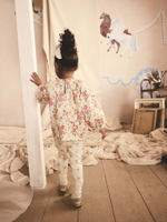 Блуза и легинсы в комплекте для девочки Next E81-223, Розовый, Кремовый